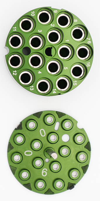 Universal_V1_Puck_Green 7 Universal V-1 Pucks *Rainbow – CPS-上海金畔生物