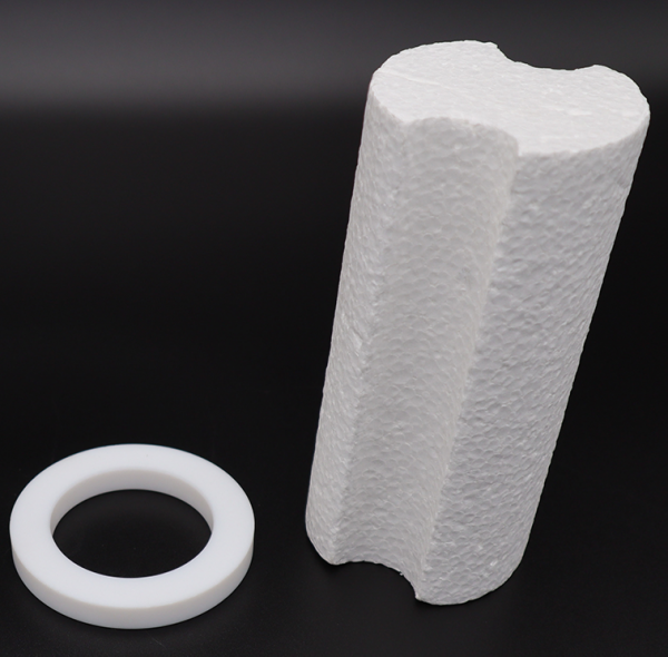 Styrofoam spacer and canister support ring